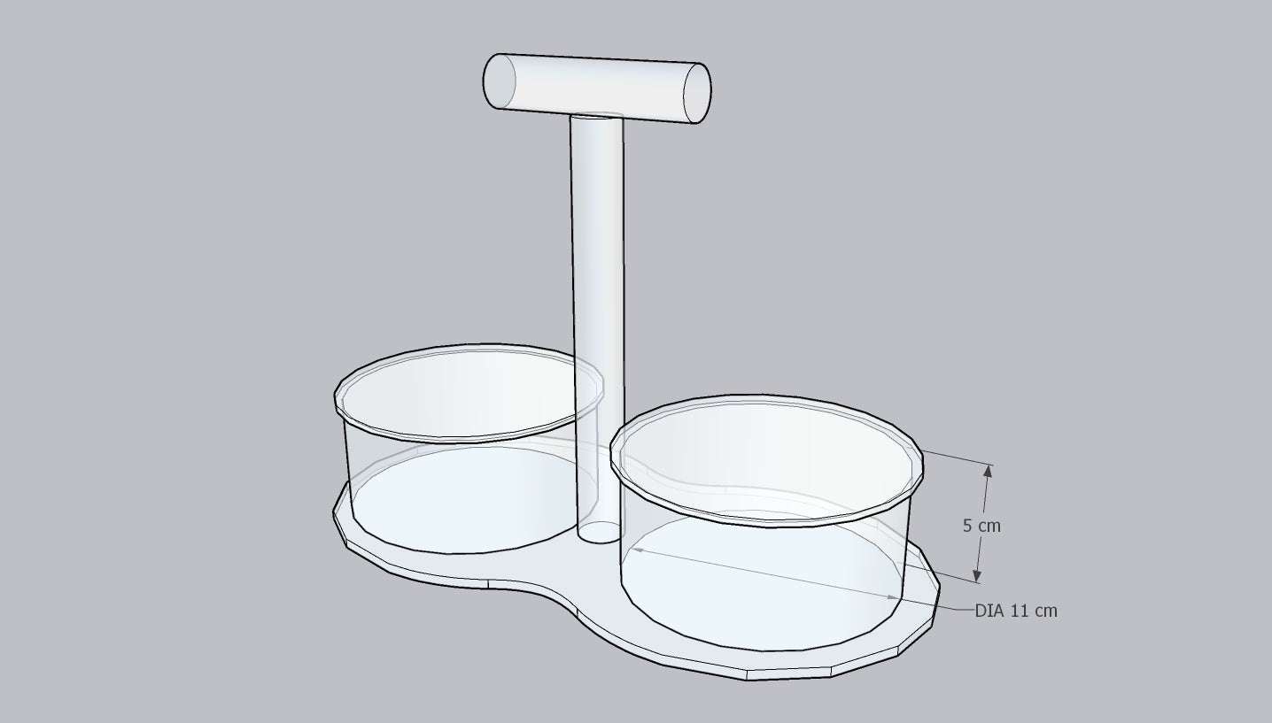 Round Sweet Box 2 side with cover