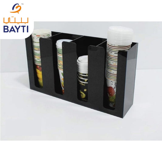 Cup Holder Rectangular 4 Divider