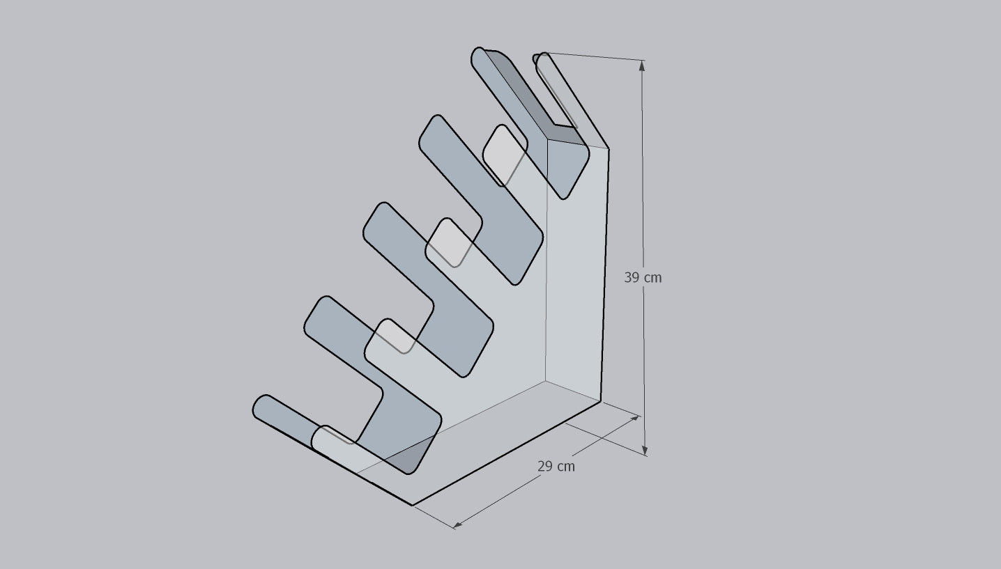 Cup Holder 4 Dividers