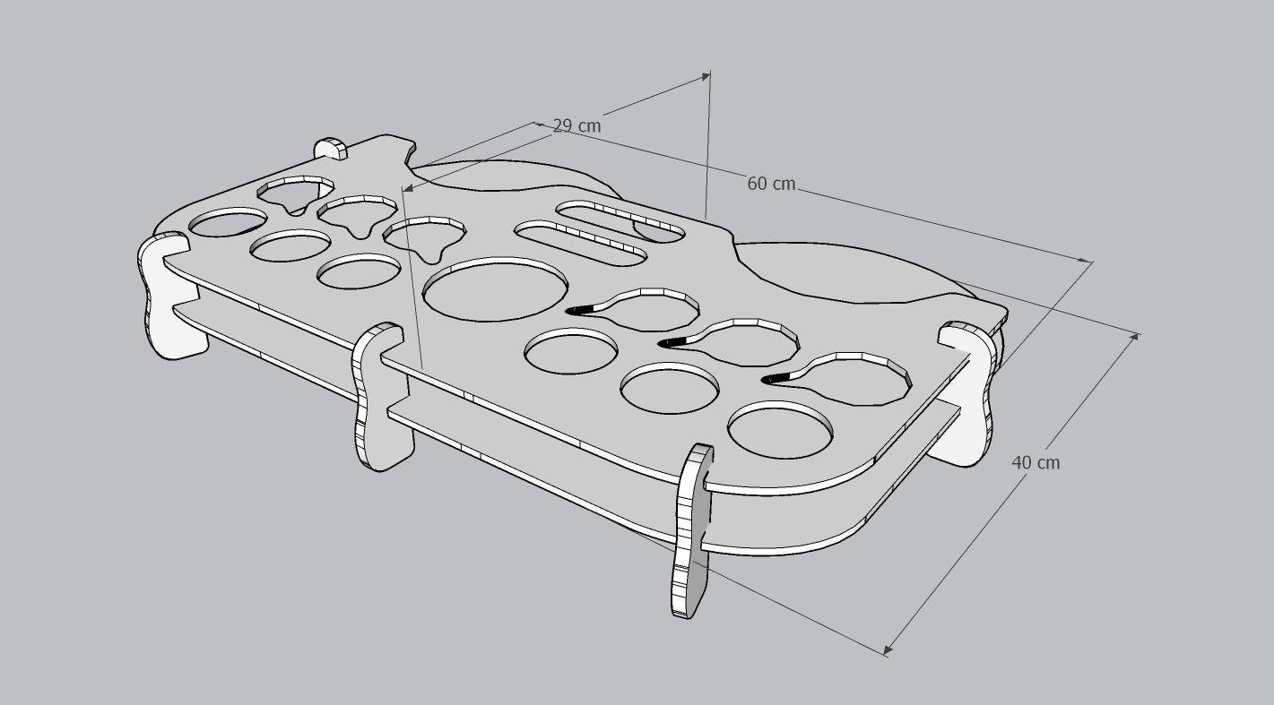 Rectangular Tray C